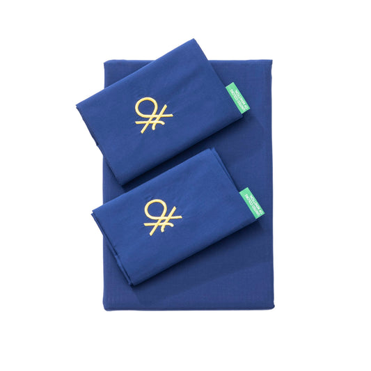 Set 4pzs Sabana Doble: Sabana Plana (180x290cm C/ Dobladillo Simple 5cm) + Sabana Bajera (120x200+25cm Flap) + 2 Funda De Almohada (50x80cm) 100% Alg_0