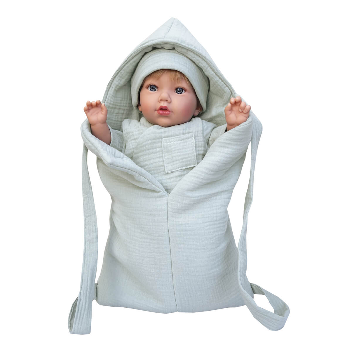 Mochila Muñeca Bobble Verde_2