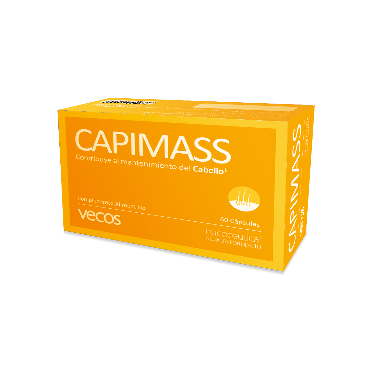 Capimass Volumen Capilar – Suplemento con Zinc, Taurina y Té Verde_0