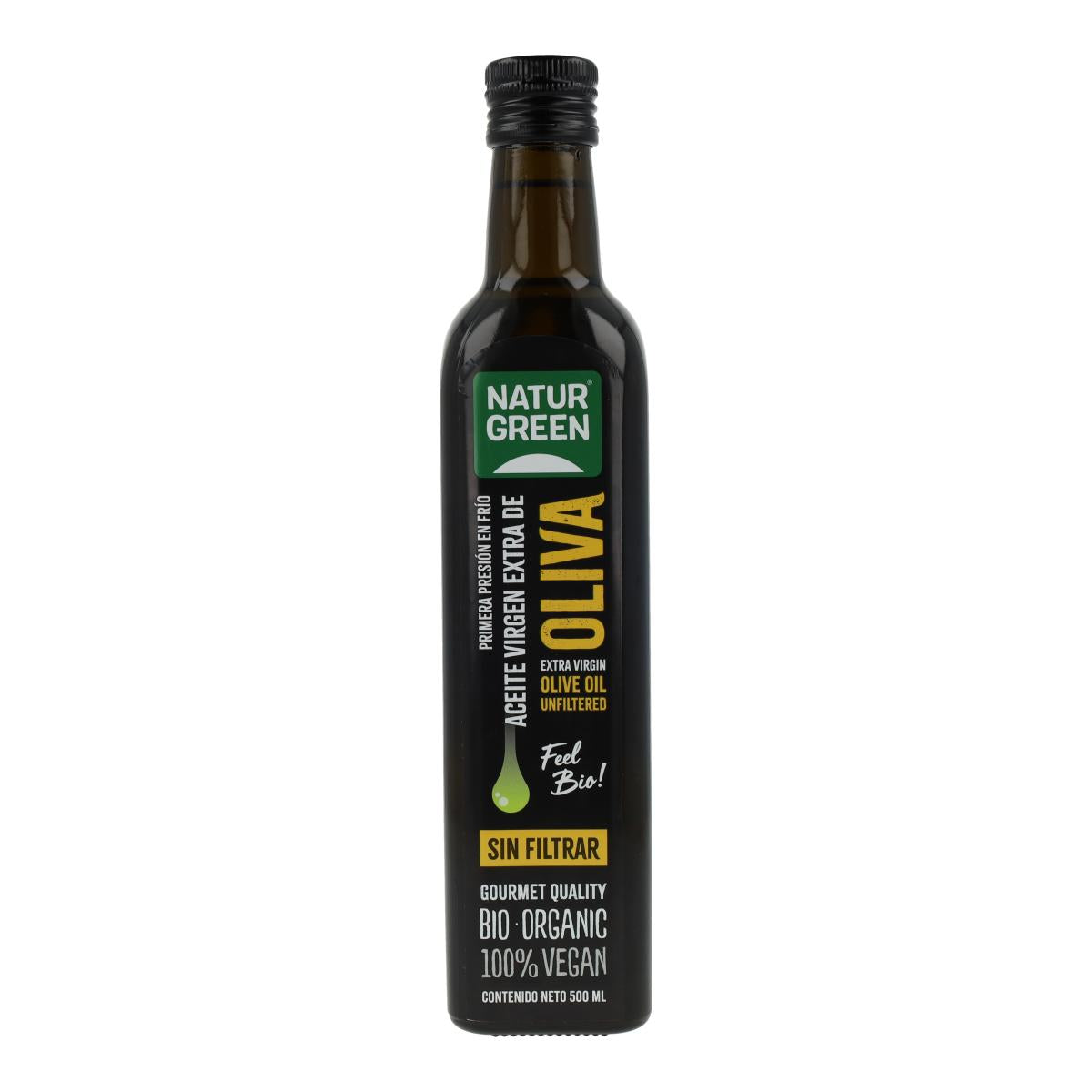 Azeite Virgem Extra Não Filtrado Bio NaturGreen, 500 ml