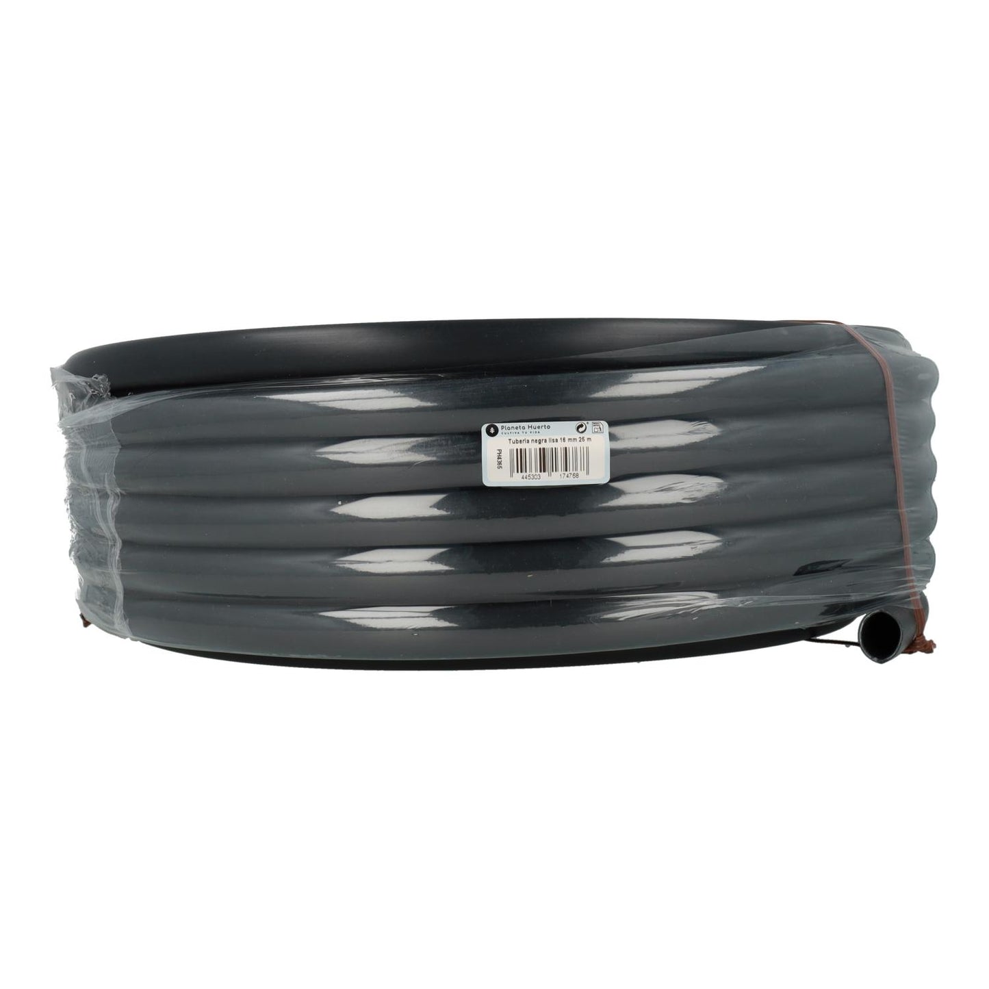 Tubo preto liso 16 mm Planeta Huerto 25 m