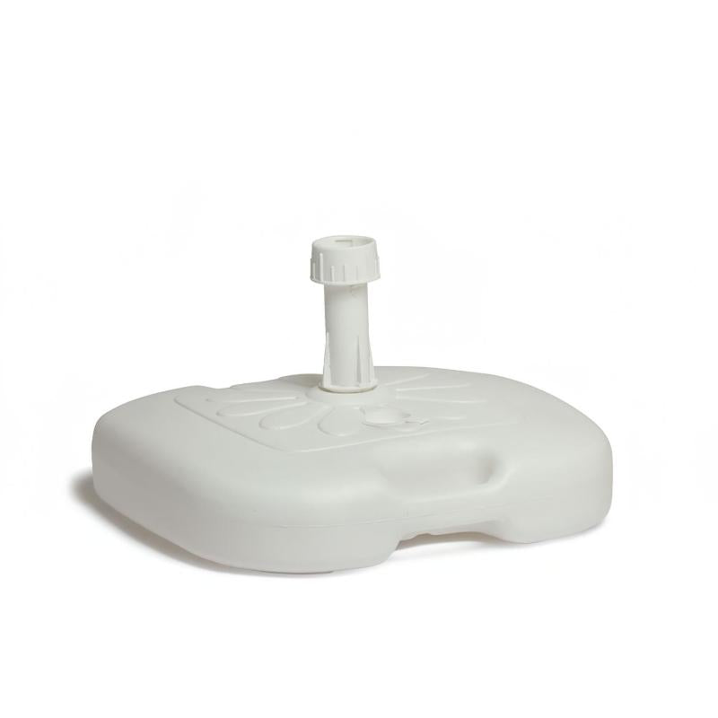 Base Sombrilla Ligera Abs 20 Litros Blanca_0