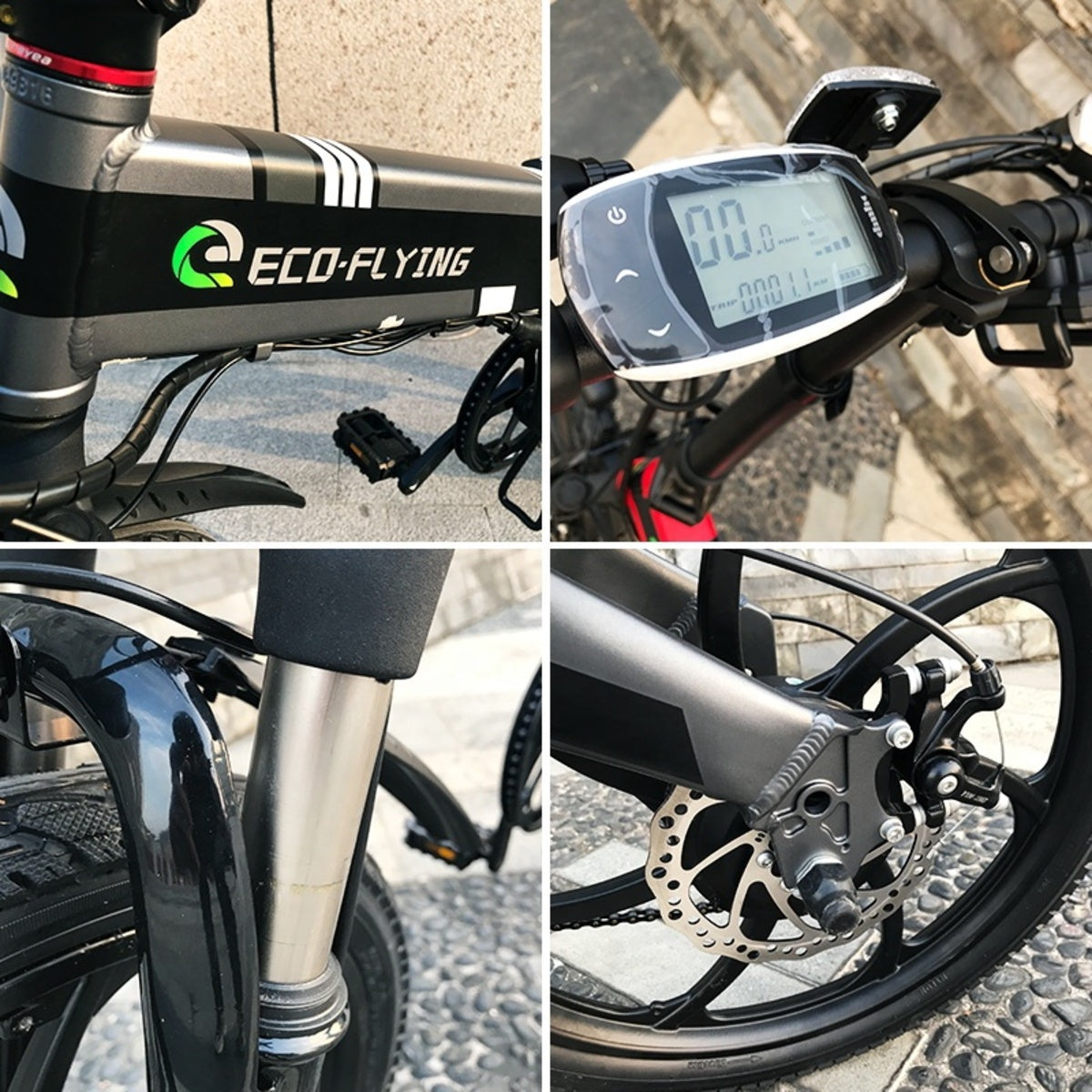 Bicicleta Eléctrica Hi-flying F501 250w-36v-10ah (360wh) - Rueda 20 Color Negro_4