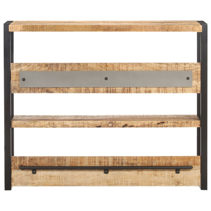 Mesa De Bar Madera Maciza De Mango Rugosa 120x40x101 Cm_0