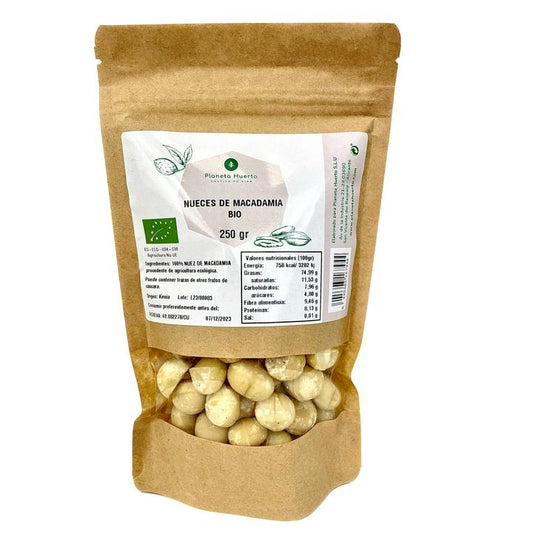 Nozes de Macadâmia Biológicas Planeta Huerto 250 g