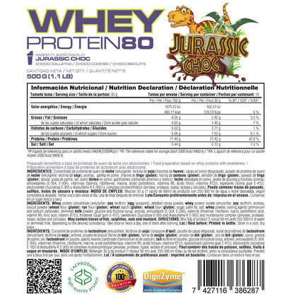 Whey Protein80 - 500g - Jurassic Choc - Aumenta La Masa Muscular - Masmusculo_4