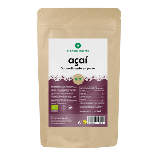 Açaí em pó ECO Planeta Huerto 1 kg