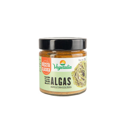 Patê Grande de Alga Marinha Vegetal Biológico 180g