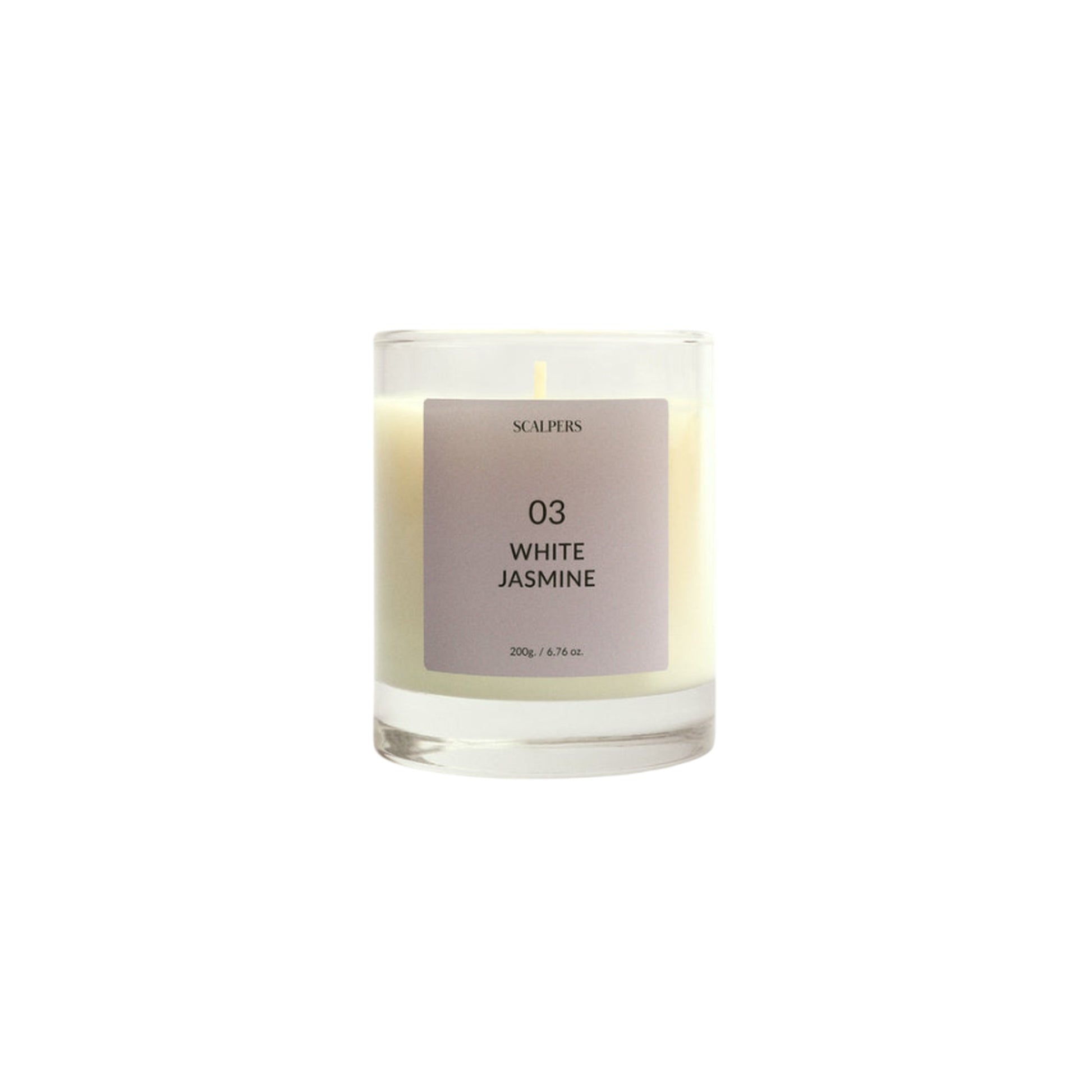 Vela Aromática 200gr Jazmín Blanco Scalpers_0