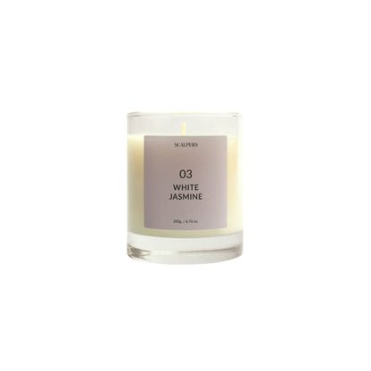 Vela Aromática 200gr Jazmín Blanco Scalpers_0
