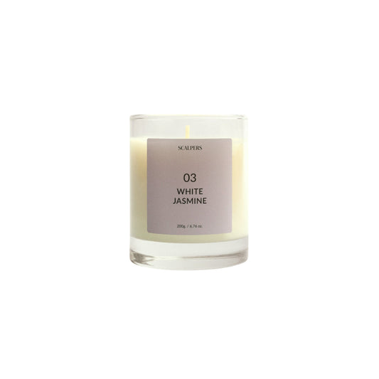 Vela Aromática 200gr Jazmín Blanco Scalpers_0