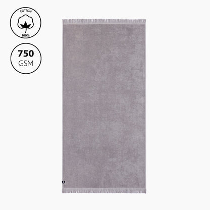 Toalla Hamman 80x165cm 100%algodón 380gsm Gris Claro Scalpers Home_1