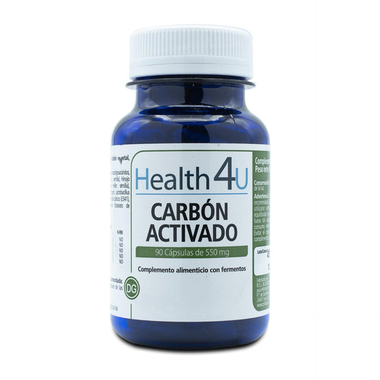 Carvão Ativado 550mg H4U 90 cápsulas