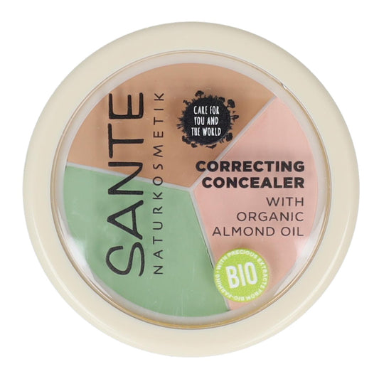 Sante Pó Compacto Creme Corretor Maquilhagem 3 Tons 3x2g