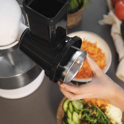 Accesorio Para Amasadora Twist&fusion Salad. 3 Tambores Intercambiables, Ideal Para Cortar, Rallar Y Rebanar Verduras, Acero Inoxidable, Compatible_2