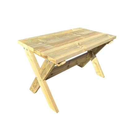 Mesa De Madera Exterior Masgames Xerta 120 Cm Madera Sin Pintar._0