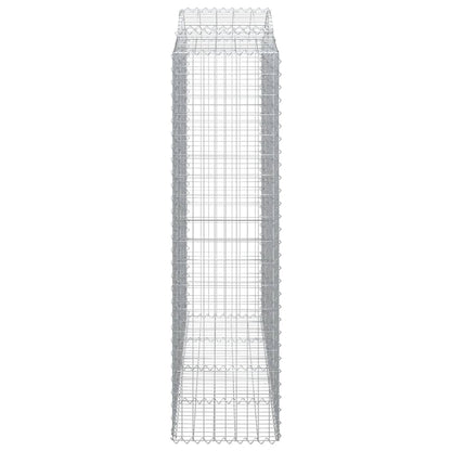 Cestas De Gaviones 4 Uds Forma De Arco Hierro 200x50x180/200 Cm_4