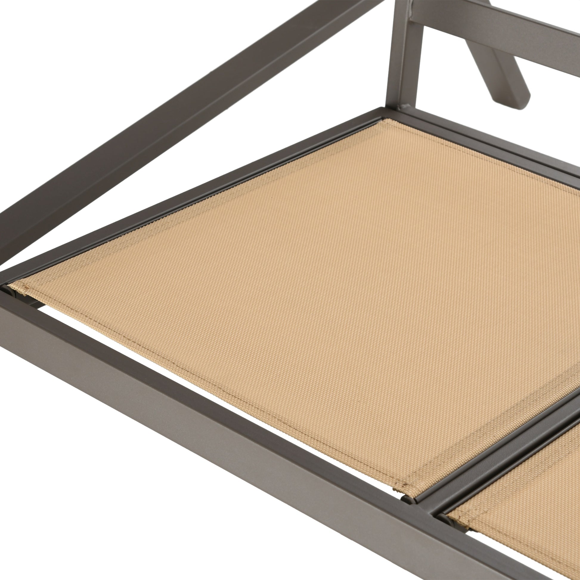 Outsunny Columpio De Jardín De 3 Plazas Con Toldo Ajustable 200x125x175 Cm Gris_4