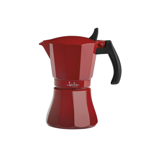 Cafeteira de Indução Vermelha 9 T Vulcano Jata
