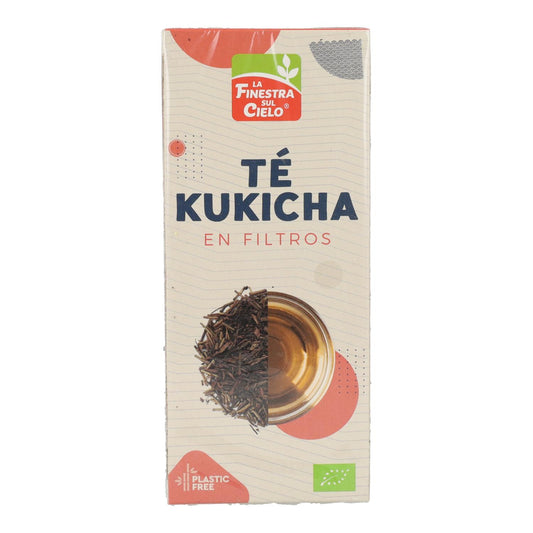 Chá Kukicha em filtro BIO La Finestra Sul Cielo 42 g