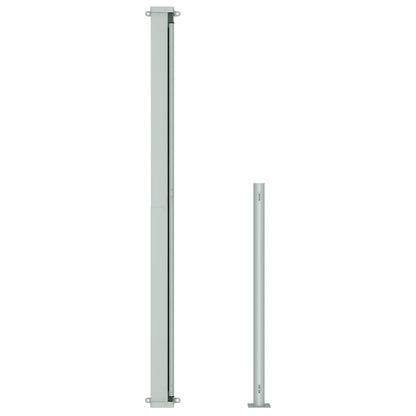 Vidaxl Toldo Lateral Retráctil De Jardín Gris 180x500 Cm_4