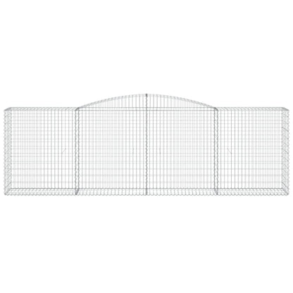 Cestas De Gaviones 15 Uds Forma De Arco Hierro 400x50x120/140cm_3