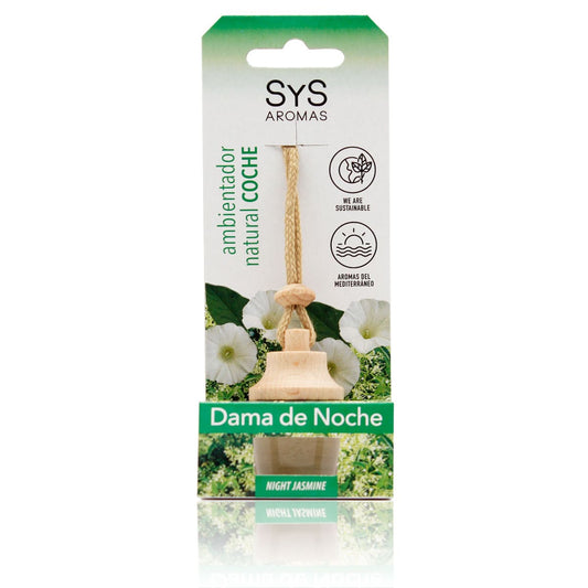 Ambientador Coche Dama de Noche SYS Aromas Style 7 ml | Aroma Floral y Agreste | Intenso y Envolvente_0