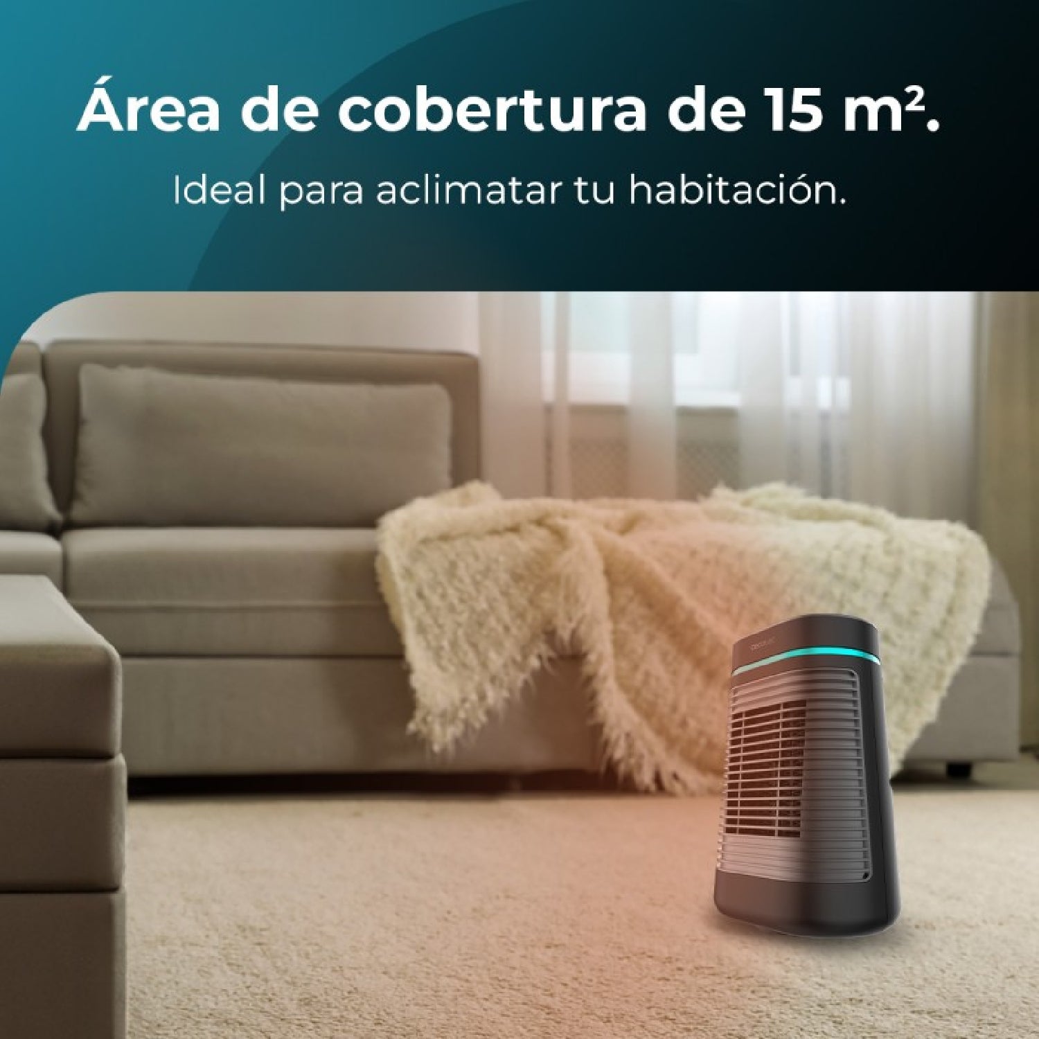 Cecotec Calefactor Cerámico De Sobremesa Readywarm 1550 Max Ceramic Rotate Black_3