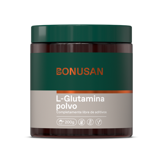 L-Glutamina em pó Bonusan 200 gramas em pó