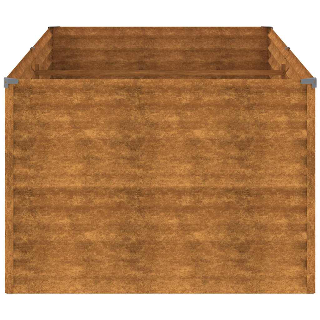 Jardinera De Acero Corten 196x100x69 Cm_4