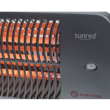 Sunred Calefactor De Pared Para Patio Lugo Cuarzo Gris 2000 W_5