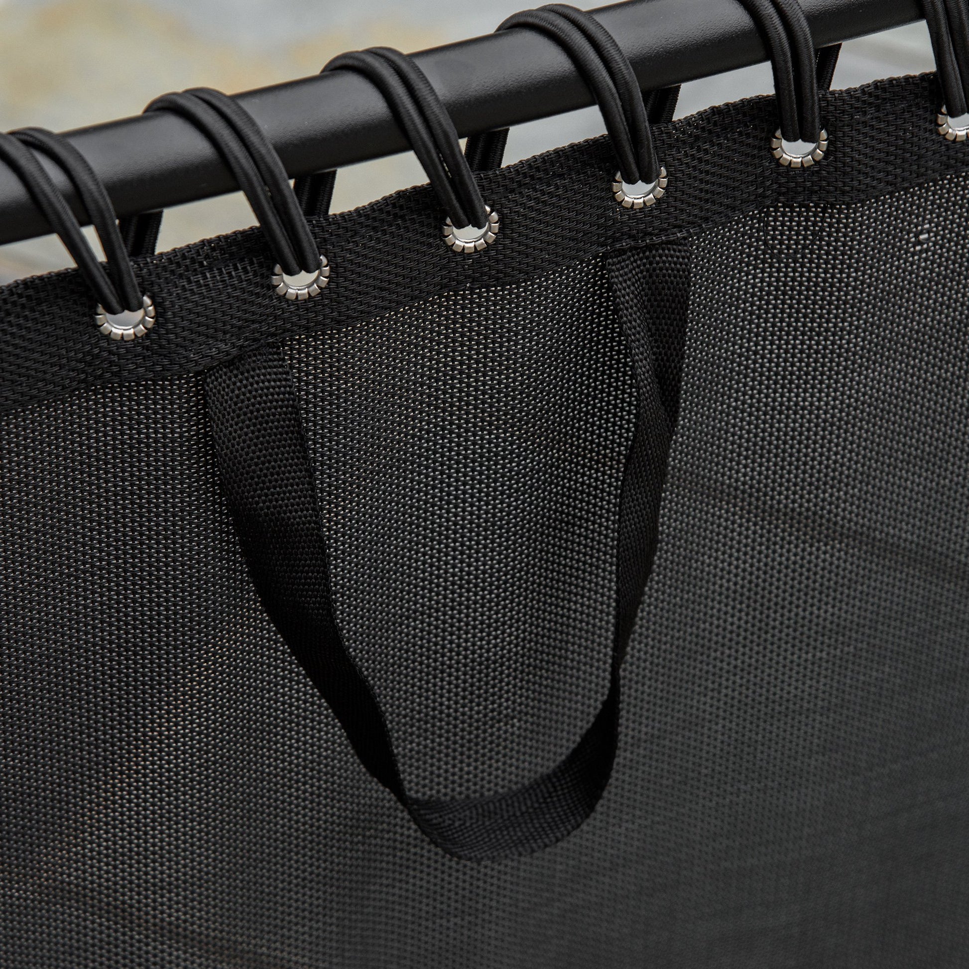 Outsunny Conjunto De 2 Tumbonas Plegables Con Respaldo 197x58x30 Cm Negro_3