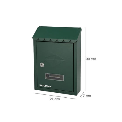 Buzon Exterior 205 X 300 X 70 Mm. Verde_1