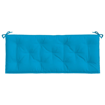 Vidaxl Cojín De Banco De Jardín Tela Oxford Azul 120x50x7 Cm_3