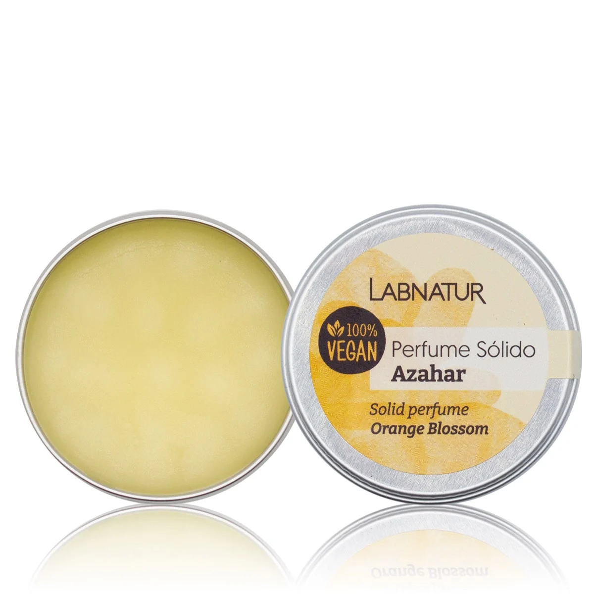 Perfume Sólido Azahar Labnatur 15 ml | Aroma Floral Relajante | Formato Compacto | Uso Diario_0
