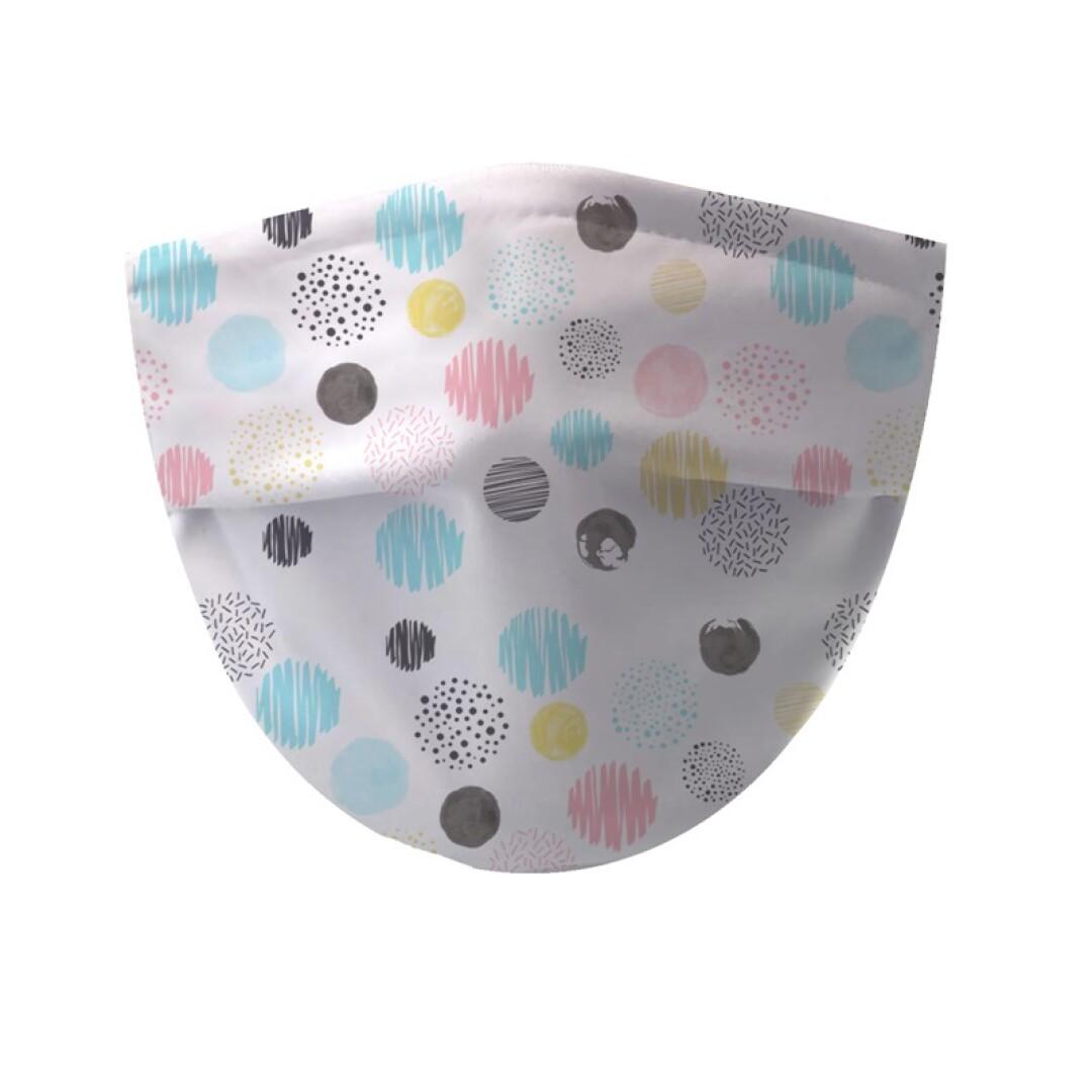 Máscara geométrica para adulto
