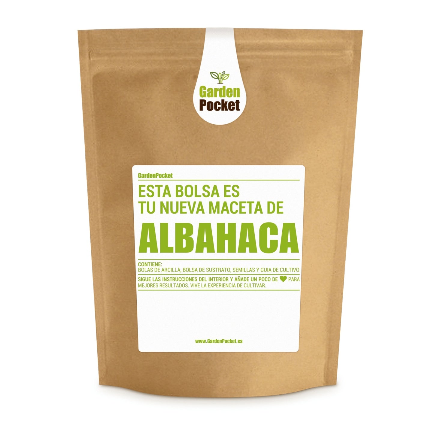 Kit de bolso para jardim de ervas: manjericão