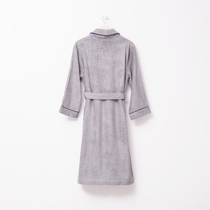 Albornoz S/m 100% Algodón 360gsm Gris Scalpers Home