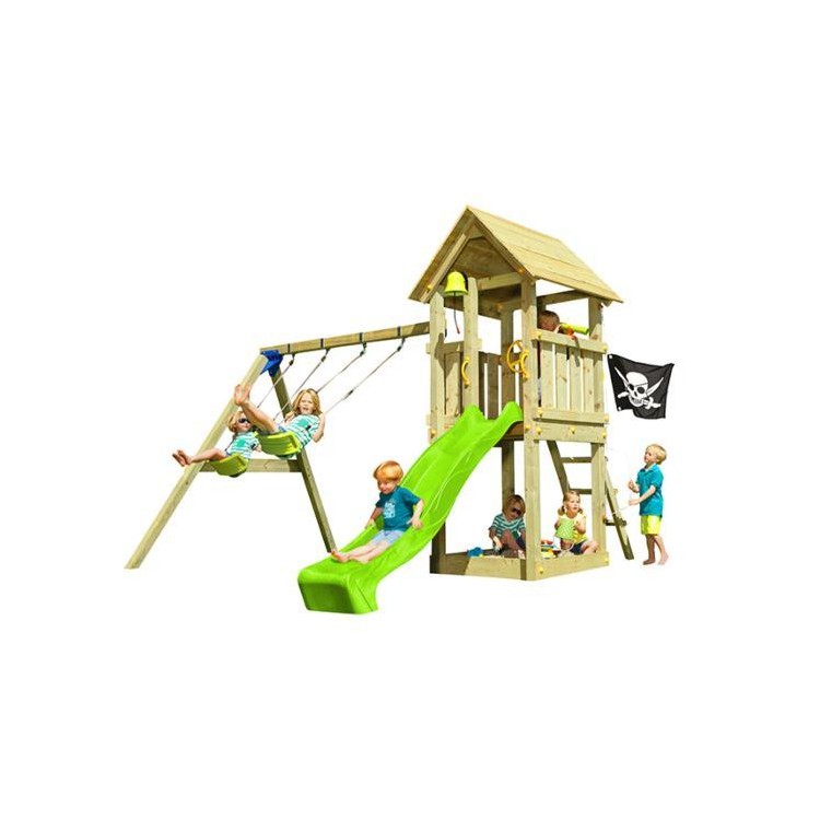 Parque Infantil Masgames Kiosk L Con Columpio Doble._0