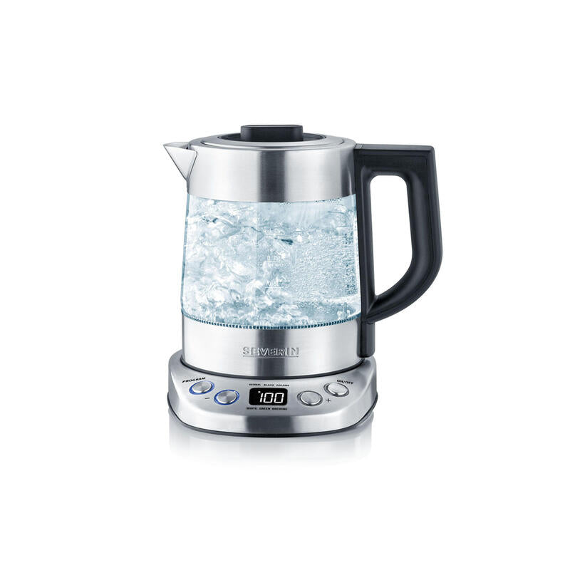 Severin Wk 3473 Tetera Eléctrica 1 L 2200 W Acero Inoxidable, Transparente_2