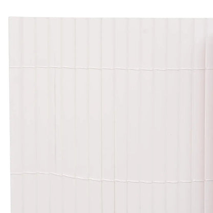 Valla De Jardín De Doble Cara Blanco 110x500 Cm / Vetonek_2