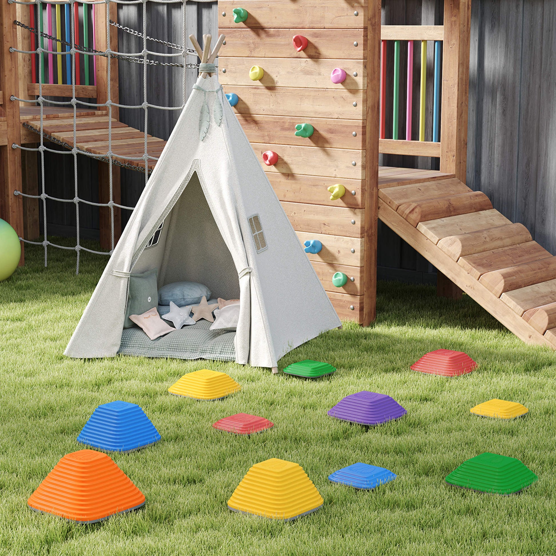 Aiyaplay Conjunto De Piedras De Equilibrio Para Niños Apilables De 11 Piezas_1
