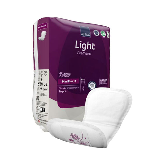Pensos para incontinência ABENA Light, Mini Plus, 16 unidades