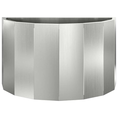 Jardinera Plateado 60 X 30 X 35 Cm Acero Galvanizado_4