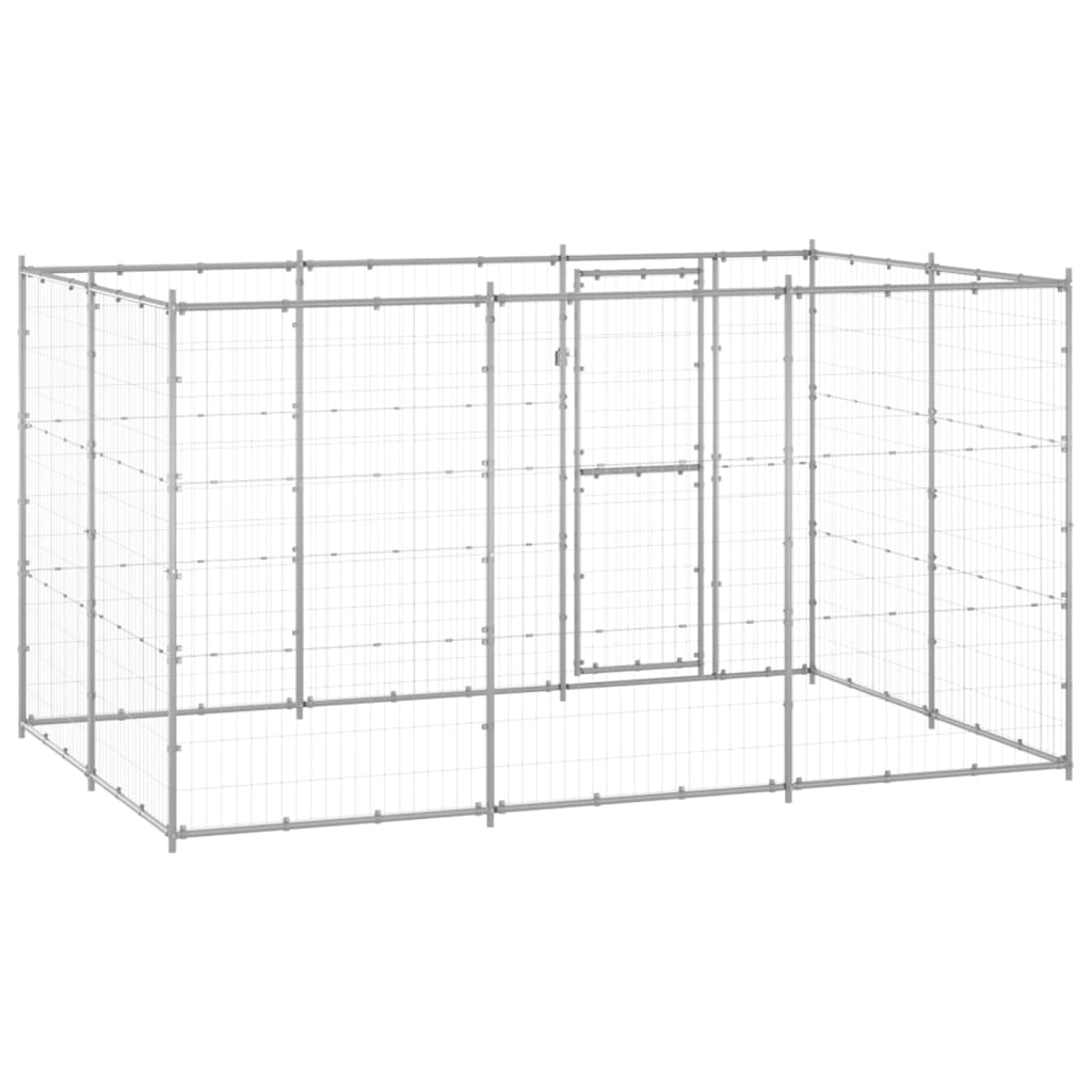 Perrera De Exterior De Acero Galvanizado 7,26 M²_3
