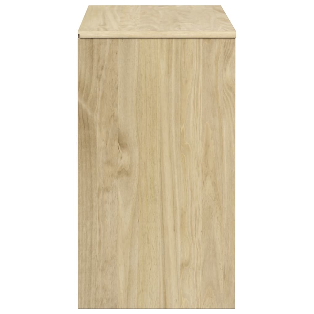 Aparador Sauda Madera Maciza Pino Color Roble 114x43x75,5 Cm / Vetonek_1