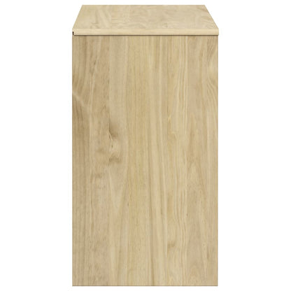 Aparador Sauda Madera Maciza Pino Color Roble 114x43x75,5 Cm / Vetonek_1