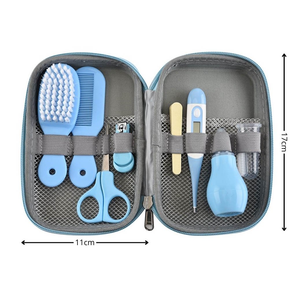 Bathby | Set De Manicura, Higiene Y Cuidado Para Bebé, Color Azul_3