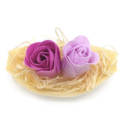 25 Barcas Con Flores Para Regalo Invitados (lavanda) - Rosas De Jabón Para Baño Aromático. Detalle Original Para Eventos_2