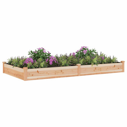 Jardinera Arriate Con Forro Madera Maciza Abeto 240x120x25 Cm_2